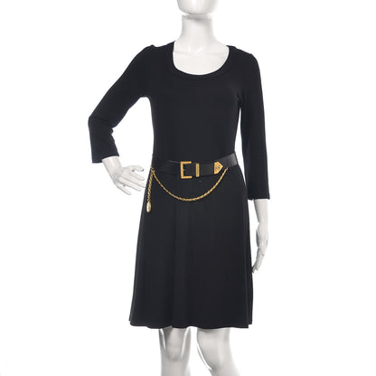 Chanel Lambskin Chain Belt 75 30 Black 2 of 6