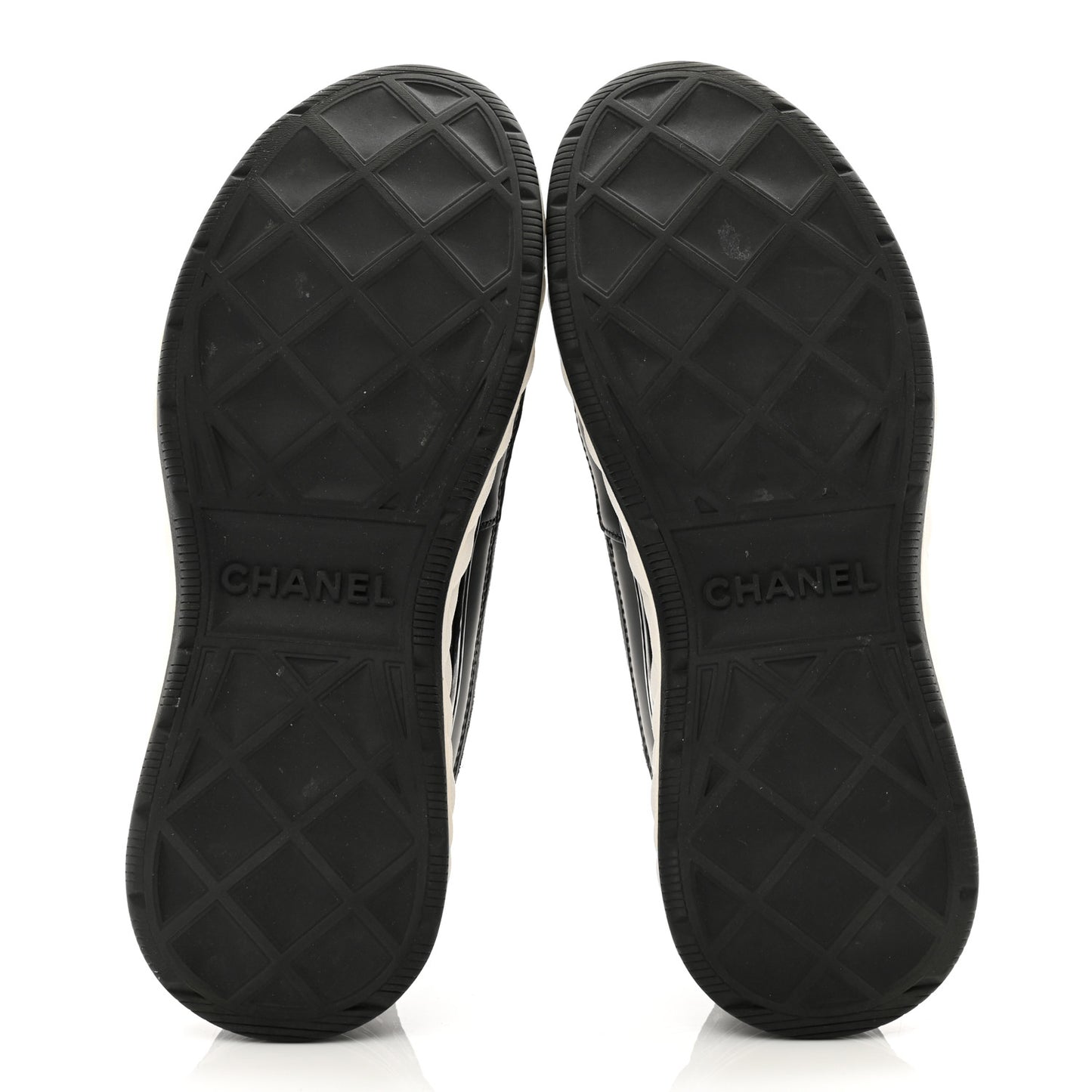 Velvet Calfskin Mixed Fibers CC Sneakers 36.5 Black