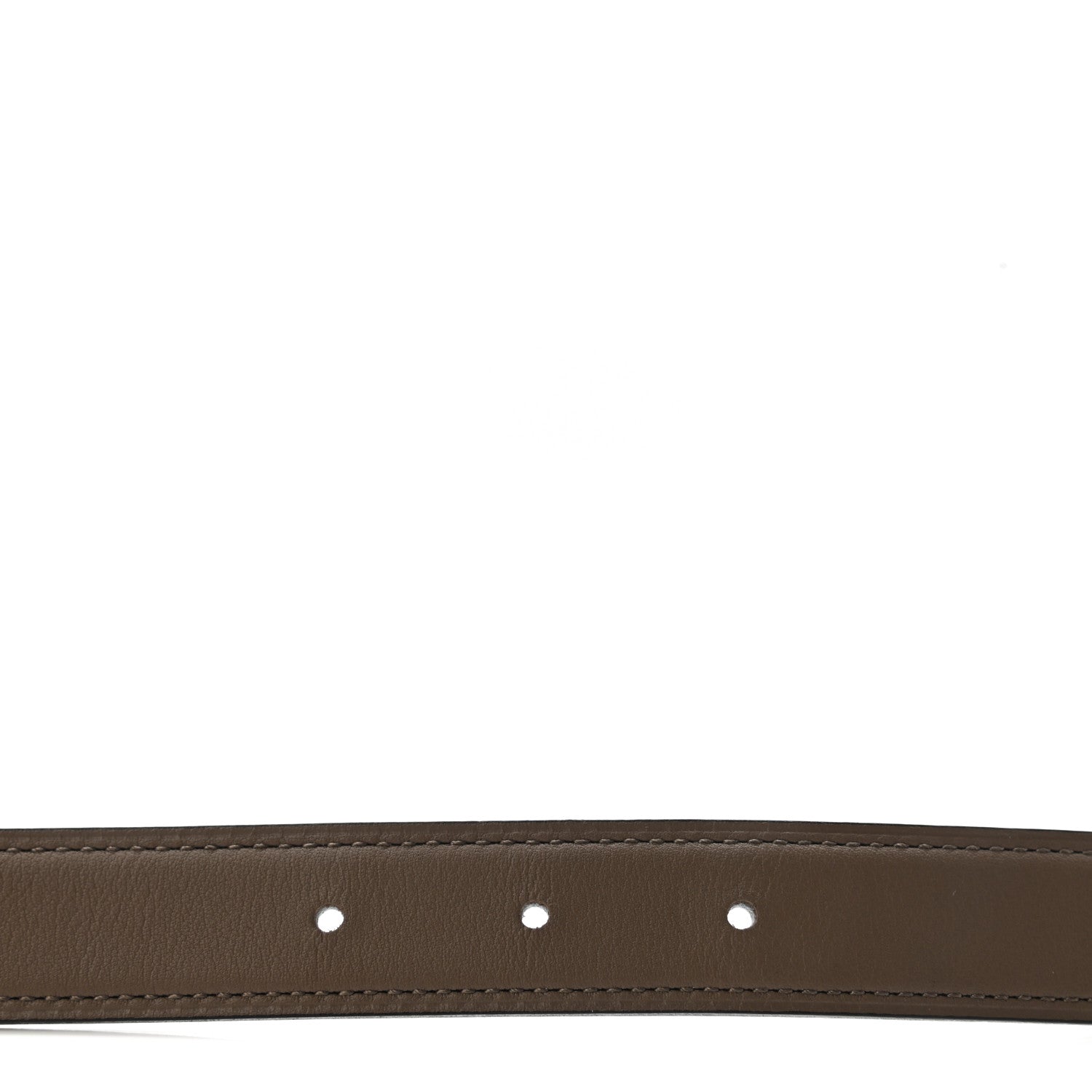 Hermes Swift Epsom 24mm Gamma Belt 75 Etoupe White 3 of 5