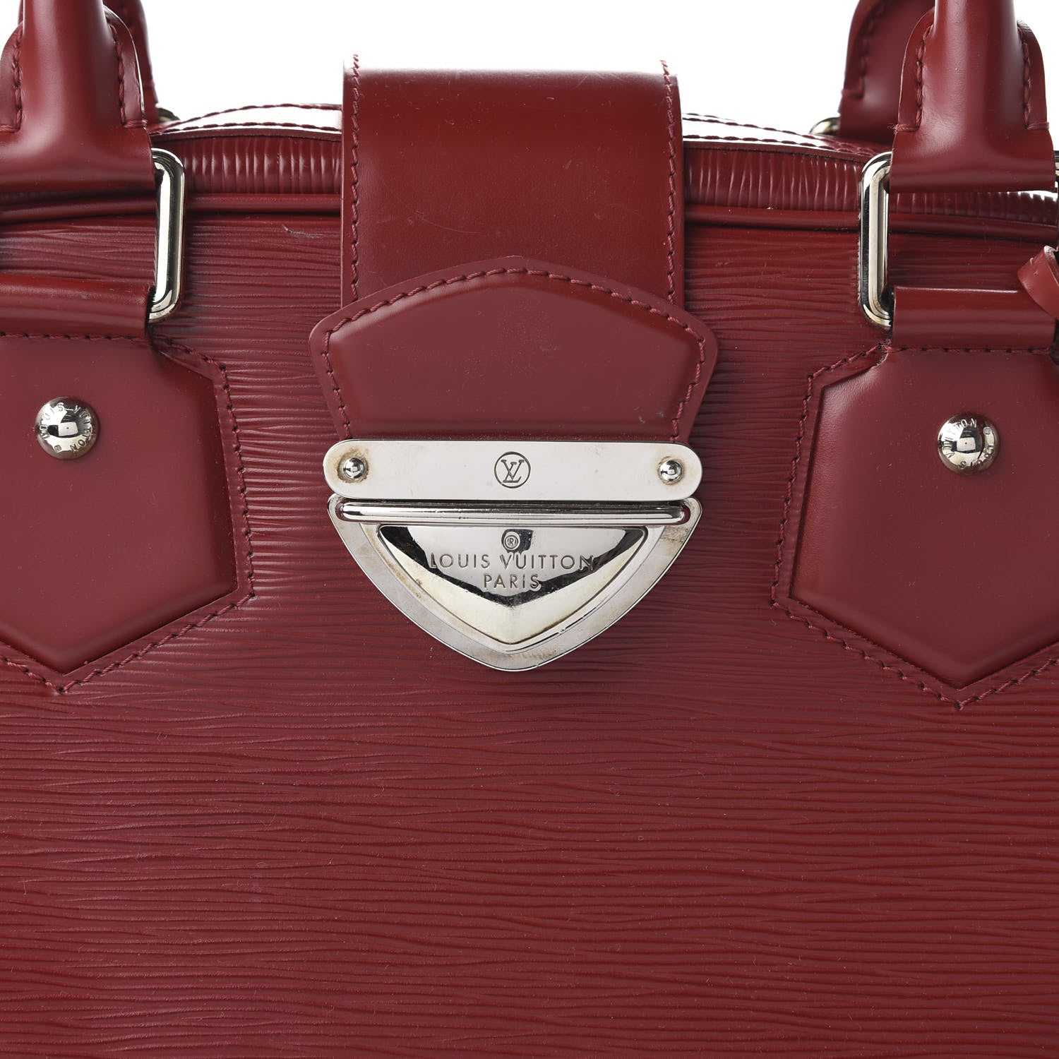 Louis Vuitton Epi Bowling Montaigne GM Rubis 10 of 10