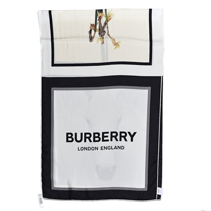 Burberry Silk Montage Print Scarf Monochrome 3 of 5