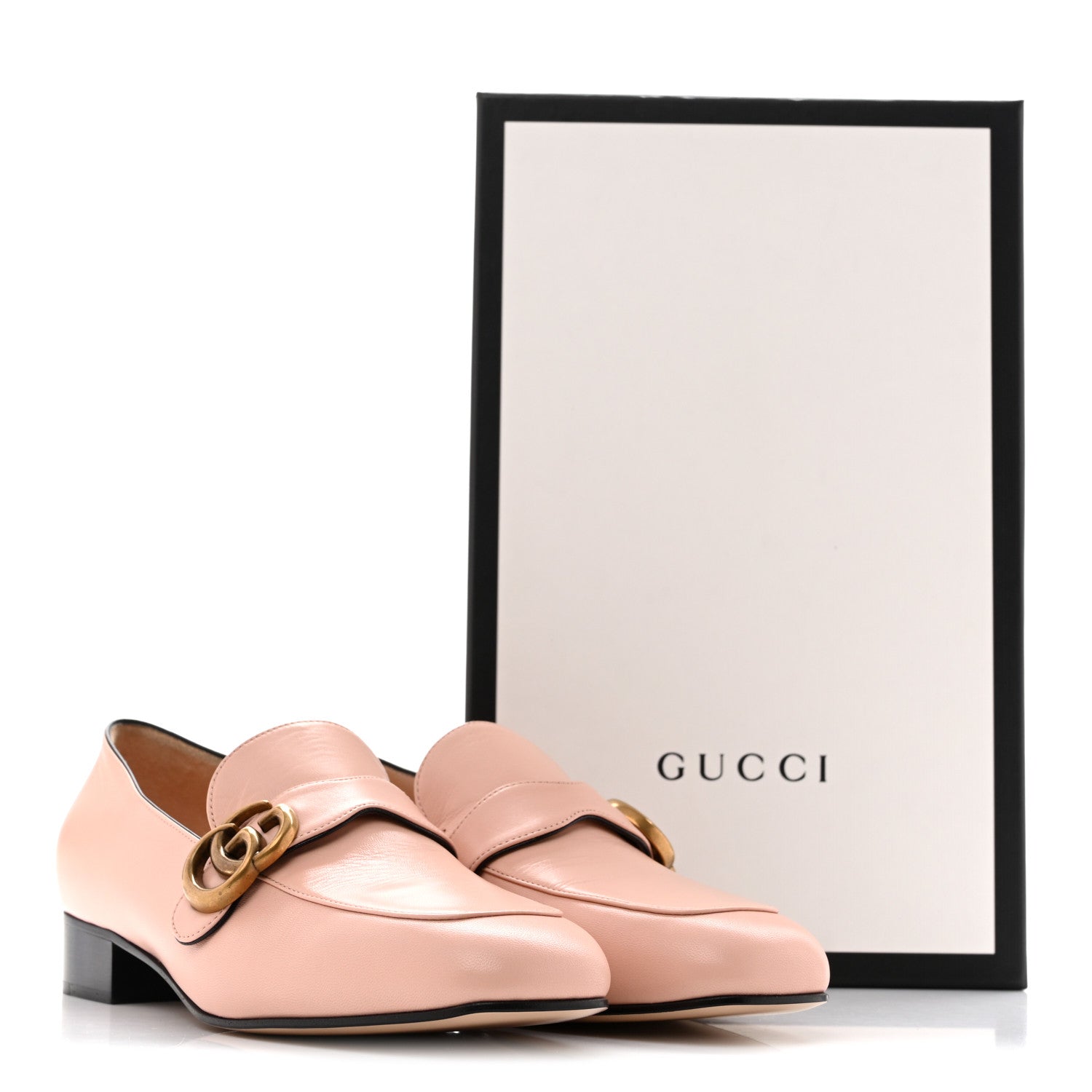 Gucci Malaga Kid Womens GG Marmont Loafers 38.5 Perfect Pink 13 of 13