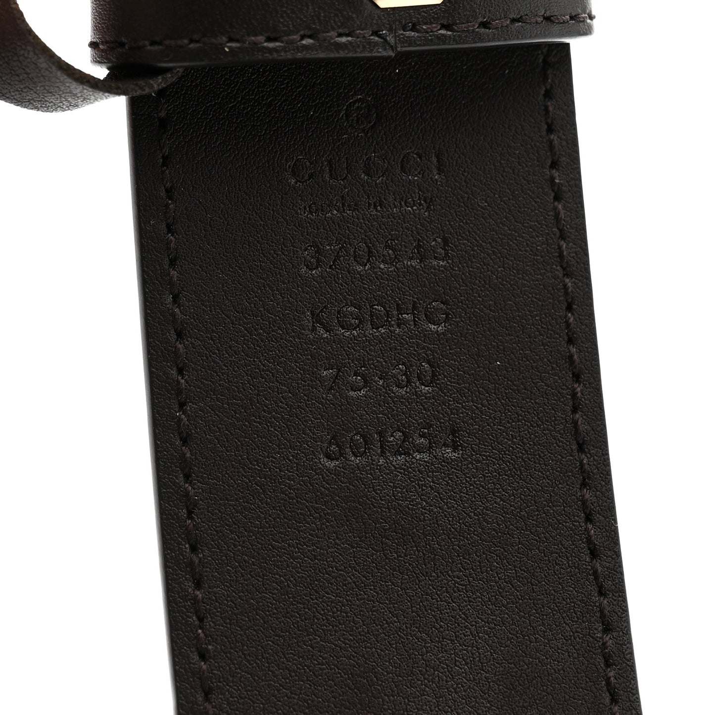 GG Supreme Monogram Interlocking G 37mm Belt 75 30 Beige Ebony