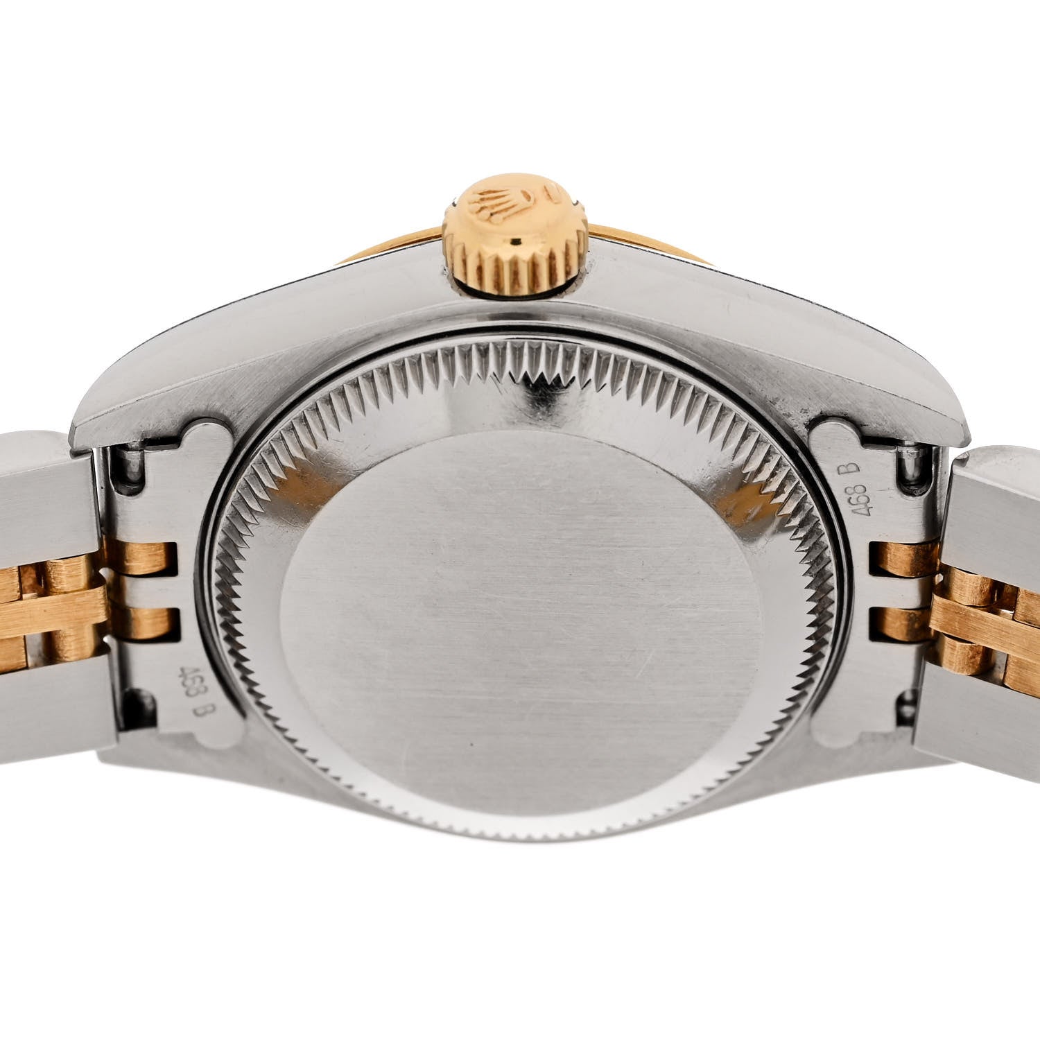 Rolex Stainless Steel 18K Yellow Gold Diamond 26mm Oyster Perpetual Datejust Watch Champagne 69173 4 of 4