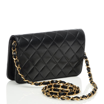 Chanel Lambskin Quilted Mini Flap Black 3 of 8