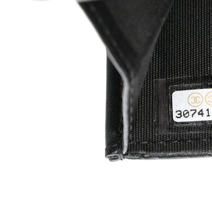 Chanel Lambskin Quilted Card Holder with Chain Black 8 of 12