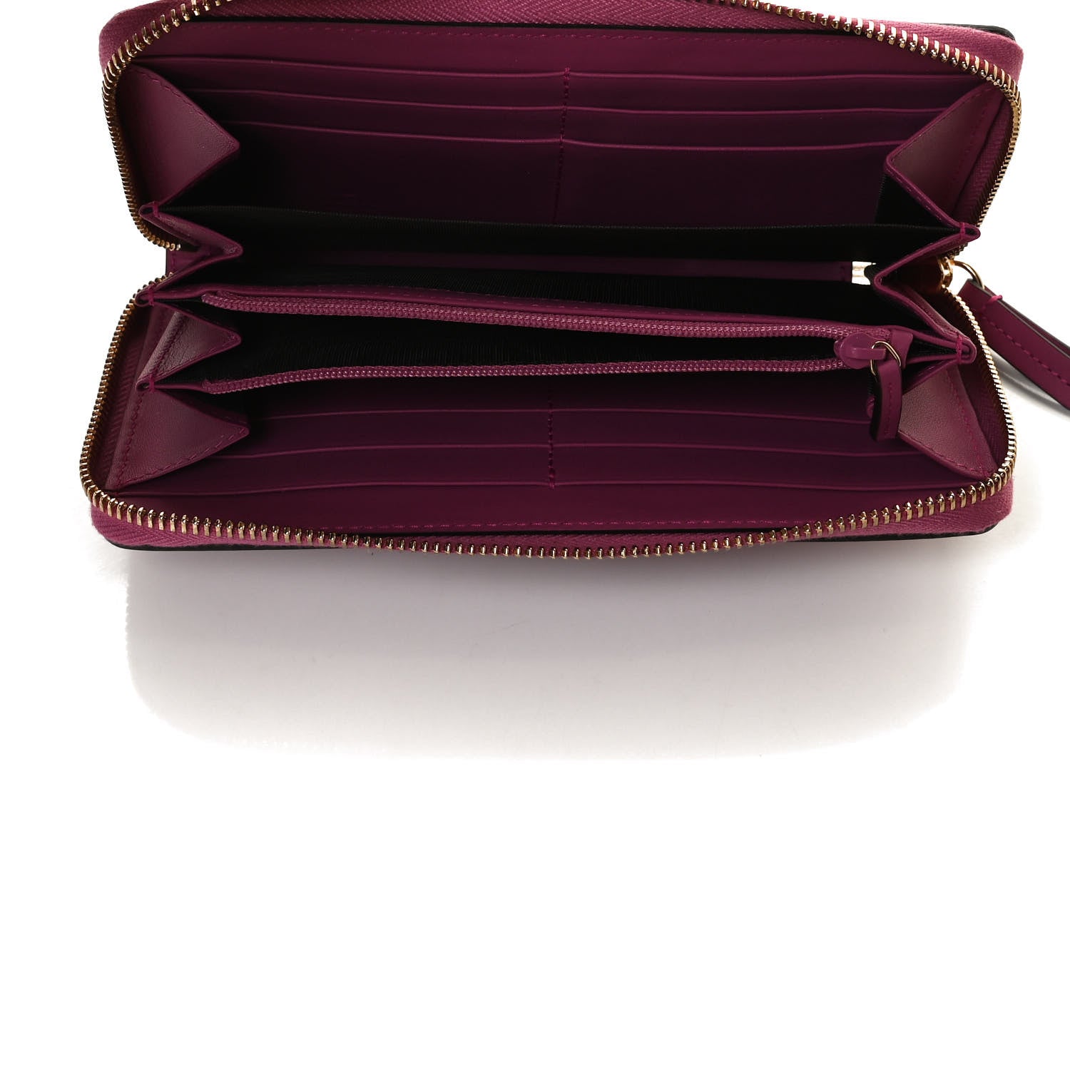 Gucci Moon Calfskin Zip Around Wallet New Rosette 5 of 7
