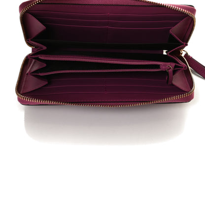 Gucci Moon Calfskin Zip Around Wallet New Rosette 5 of 7