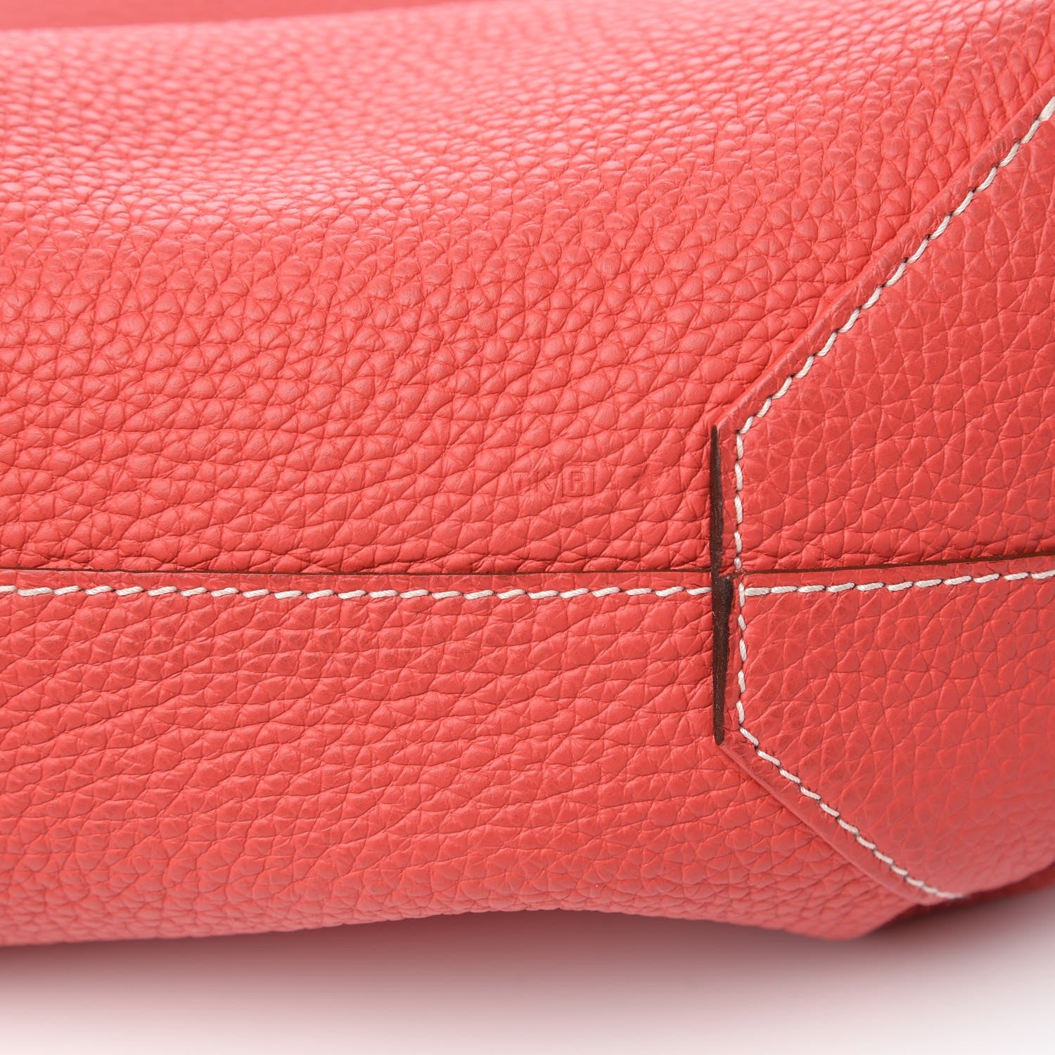 Hermes Taurillon Clemence Double Sens 45 Reversible Tote Rubis Bougainvillea 11 of 12
