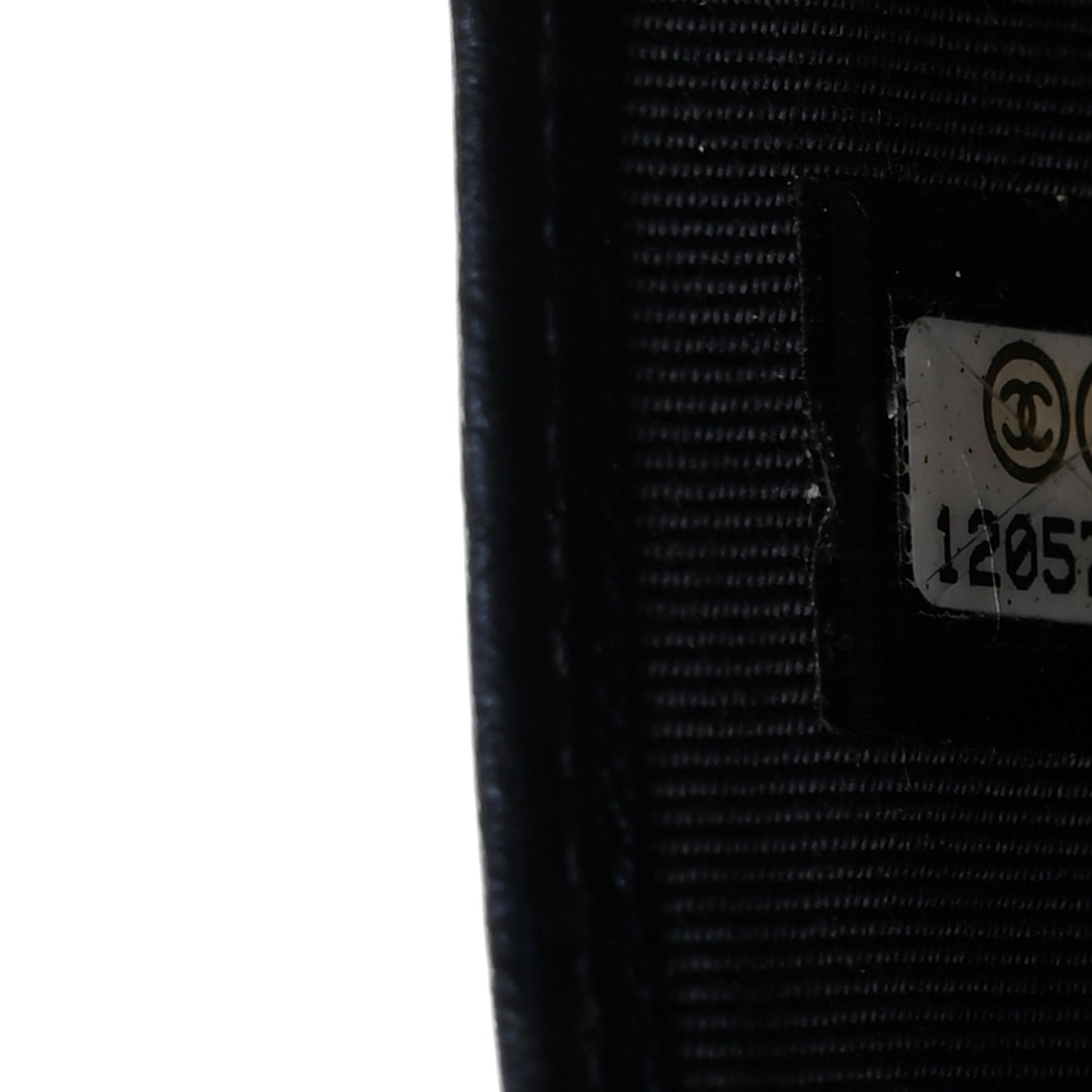 Metallic Aged Calfskin Quilted Reissue Long Flap Wallet Dark Navy Blue