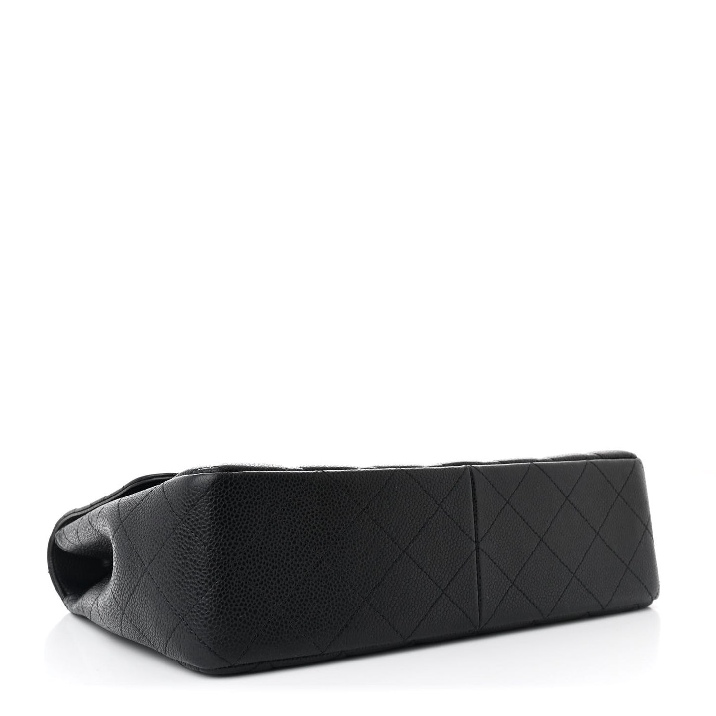 Caviar Quilted Jumbo Single Flap Black