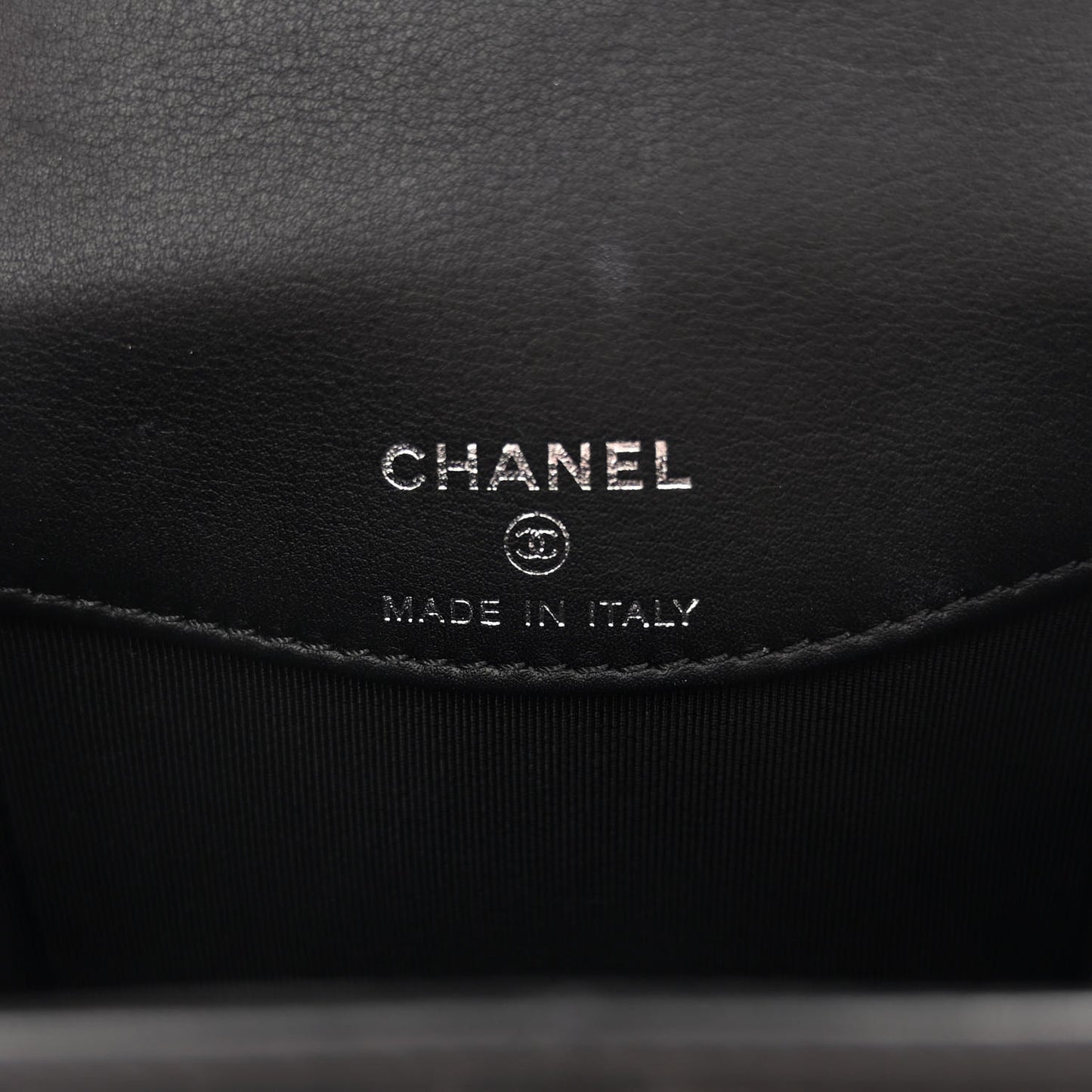 Lambskin Quilted Trunk Bag Black