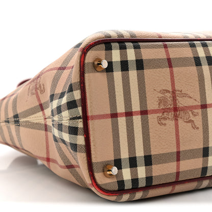 Burberry Haymarket Check Medium Regent Tote Red 7 of 14