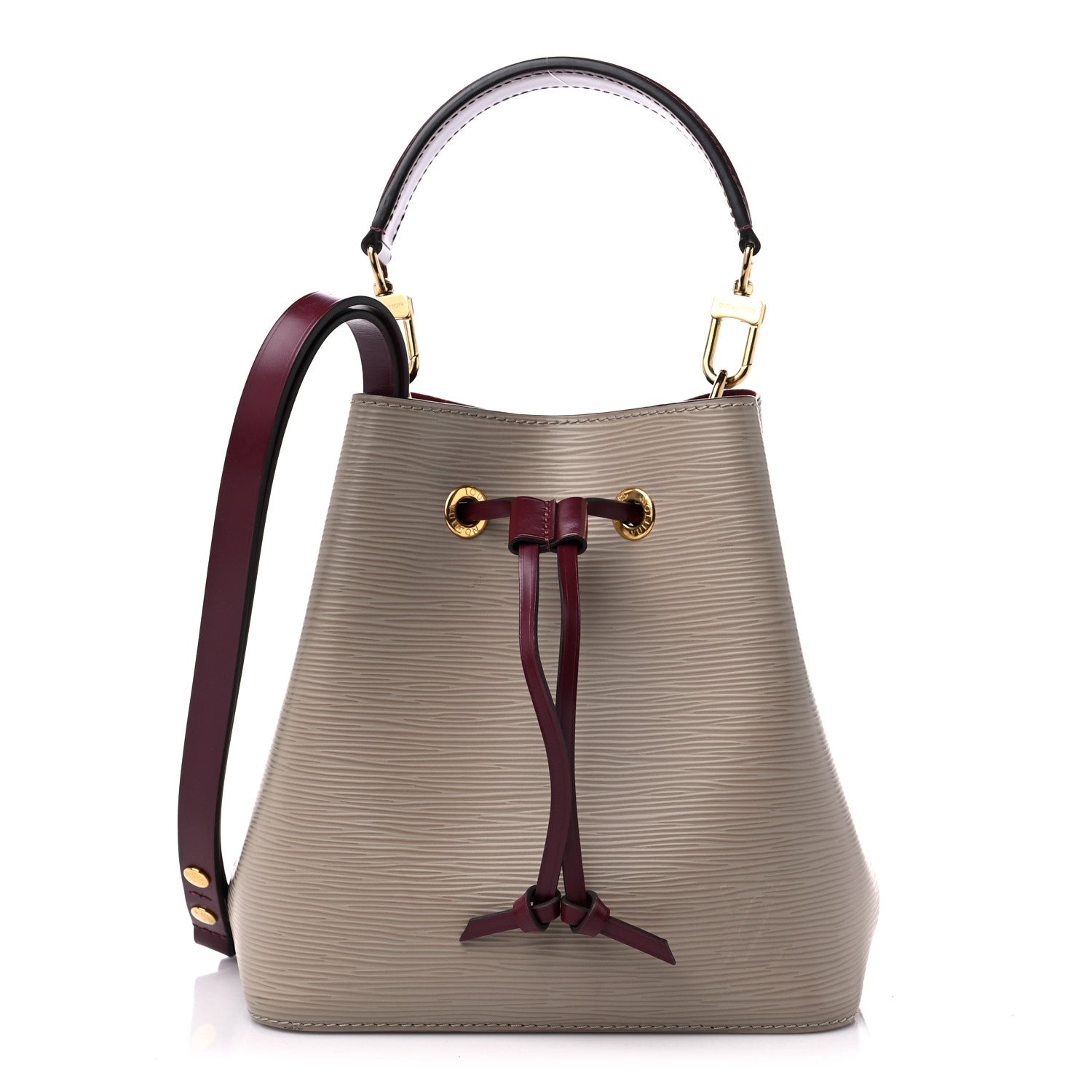 Louis Vuitton Epi Neonoe BB Galet Grenat 1 of 13