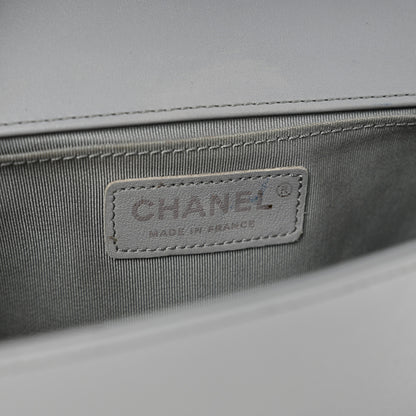 Chanel Calfskin Quilted Small Boy Flap Grey 5 of 8