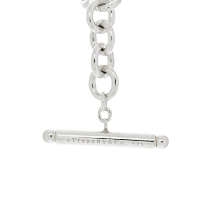 Tiffany Sterling Silver Bear Charm Toggle Bracelet 3 of 4