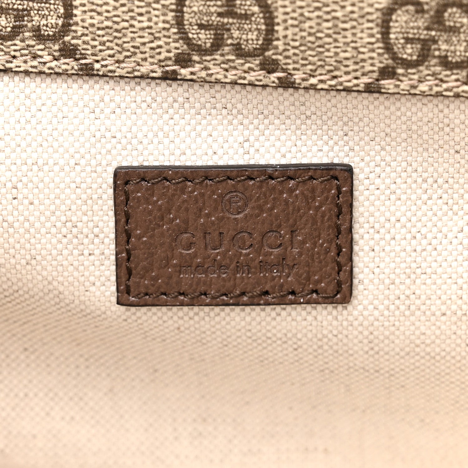 Gucci GG Supreme Monogram Web Small Neo Vintage Double Flap Messenger Bag Beige New Acero 5 of 11