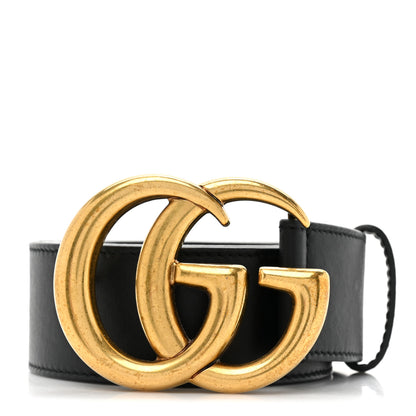 Gucci Calfskin Double G 40mm Belt 85/34 Black 1 of 4
