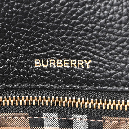 Burberry Grainy Calfskin Medium London Tote Bag Black 5 of 10