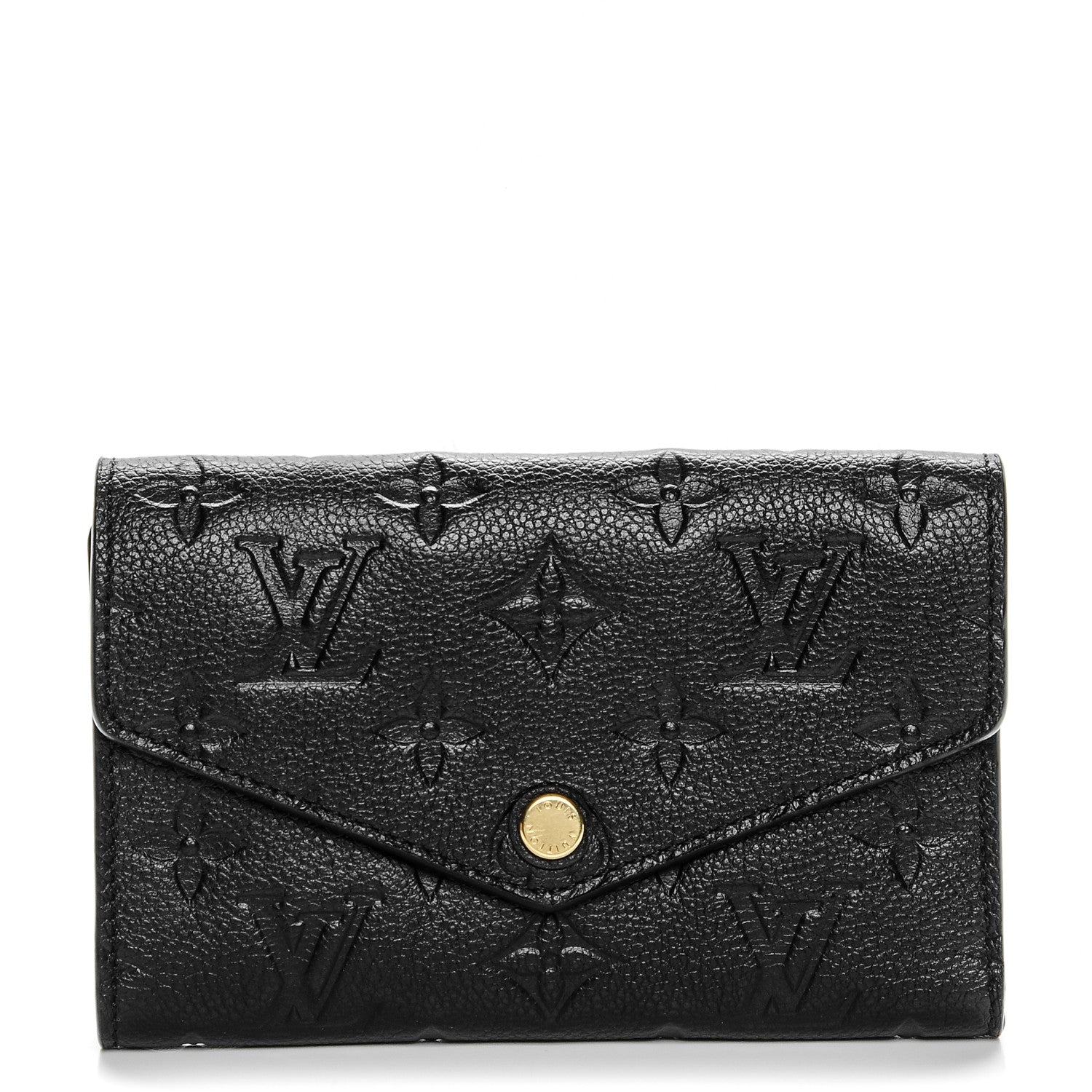 Louis Vuitton Empreinte Compact Curieuse Wallet Black 1 of 6
