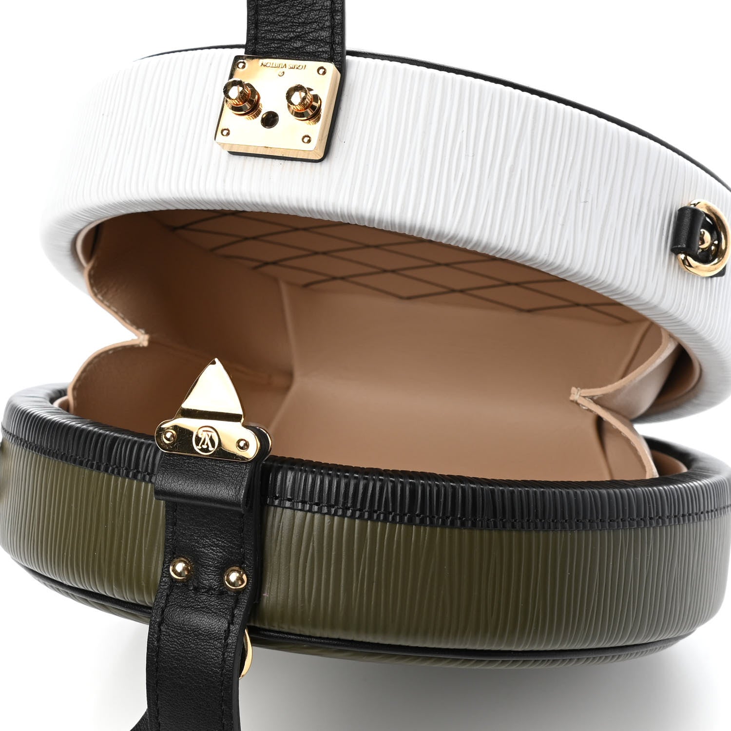 Louis Vuitton Epi Petite Boite Chapeau Kaki White 4 of 4