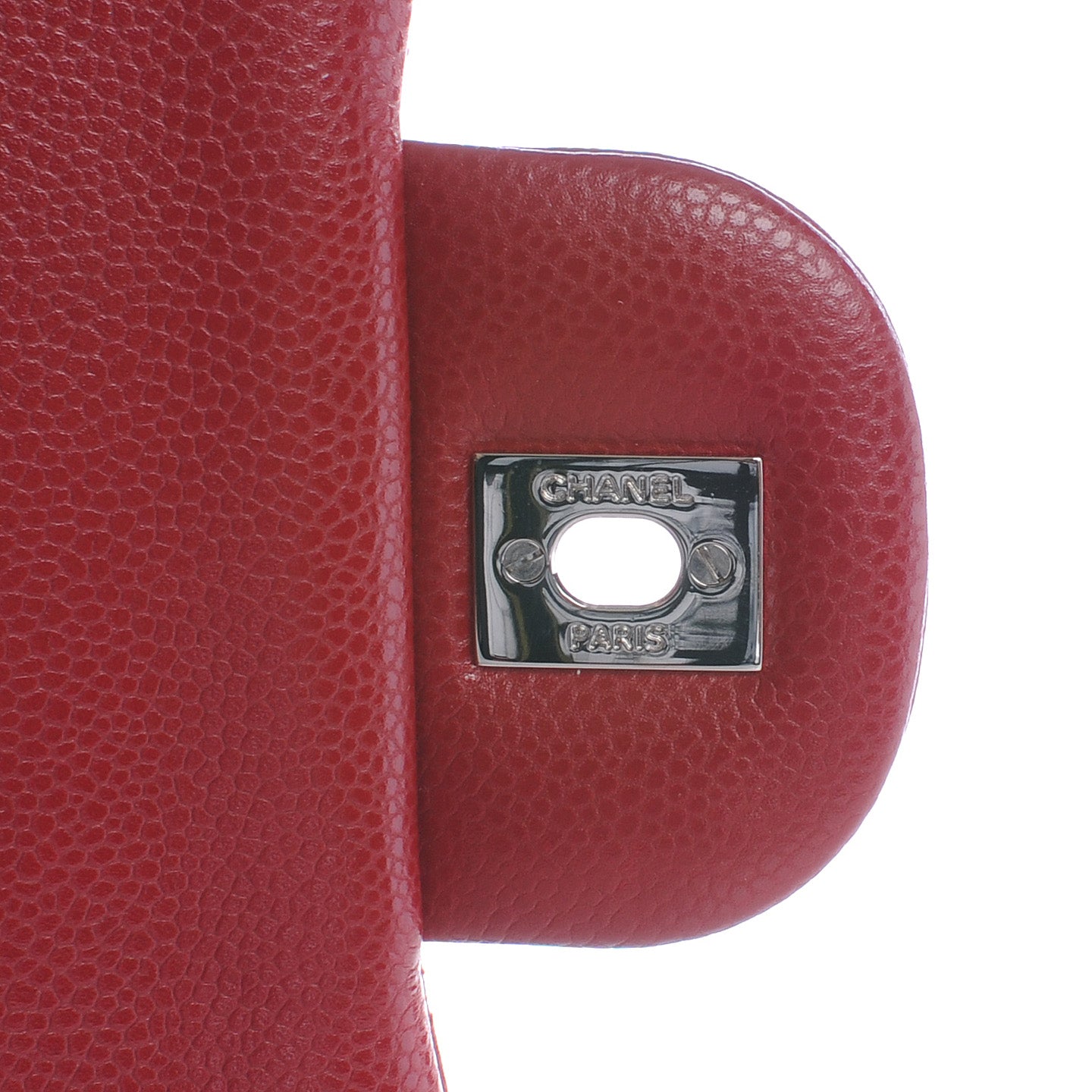 Chanel Caviar Jumbo Double Flap Red 5 of 8