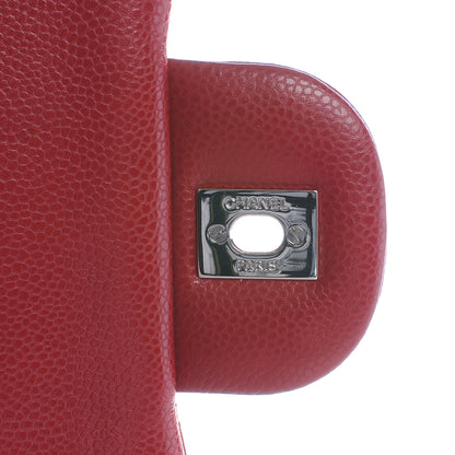 Chanel Caviar Jumbo Double Flap Red 5 of 8