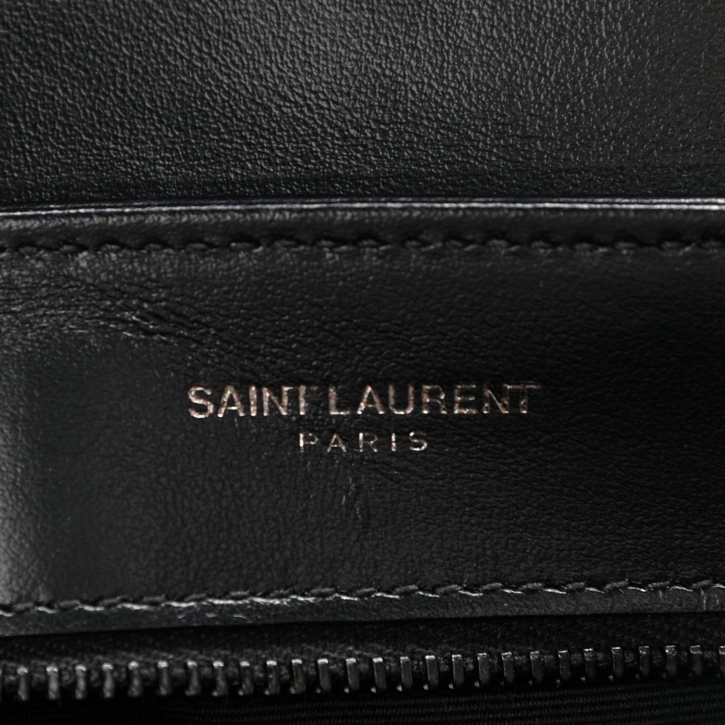 Calfskin Y Quilted Monogram Toy Loulou Crossbody Bag Black