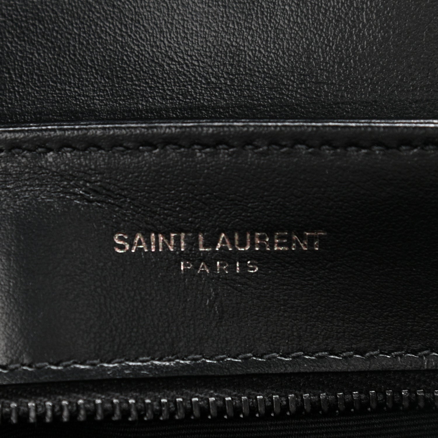 Saint Laurent Calfskin Y Quilted Monogram Toy Loulou Crossbody Bag Black 6 of 11