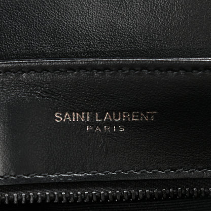 Saint Laurent Calfskin Y Quilted Monogram Toy Loulou Crossbody Bag Black 6 of 11