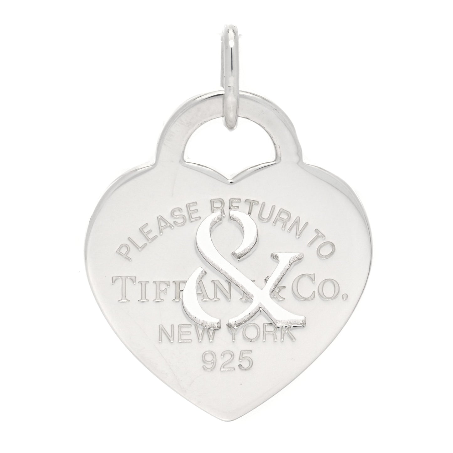 Sterling Silver Return to Tiffany Ampersand Heart Charm