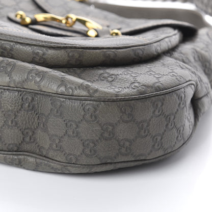 Gucci Guccissima Large New Pelham Satchel Grey 8 of 8