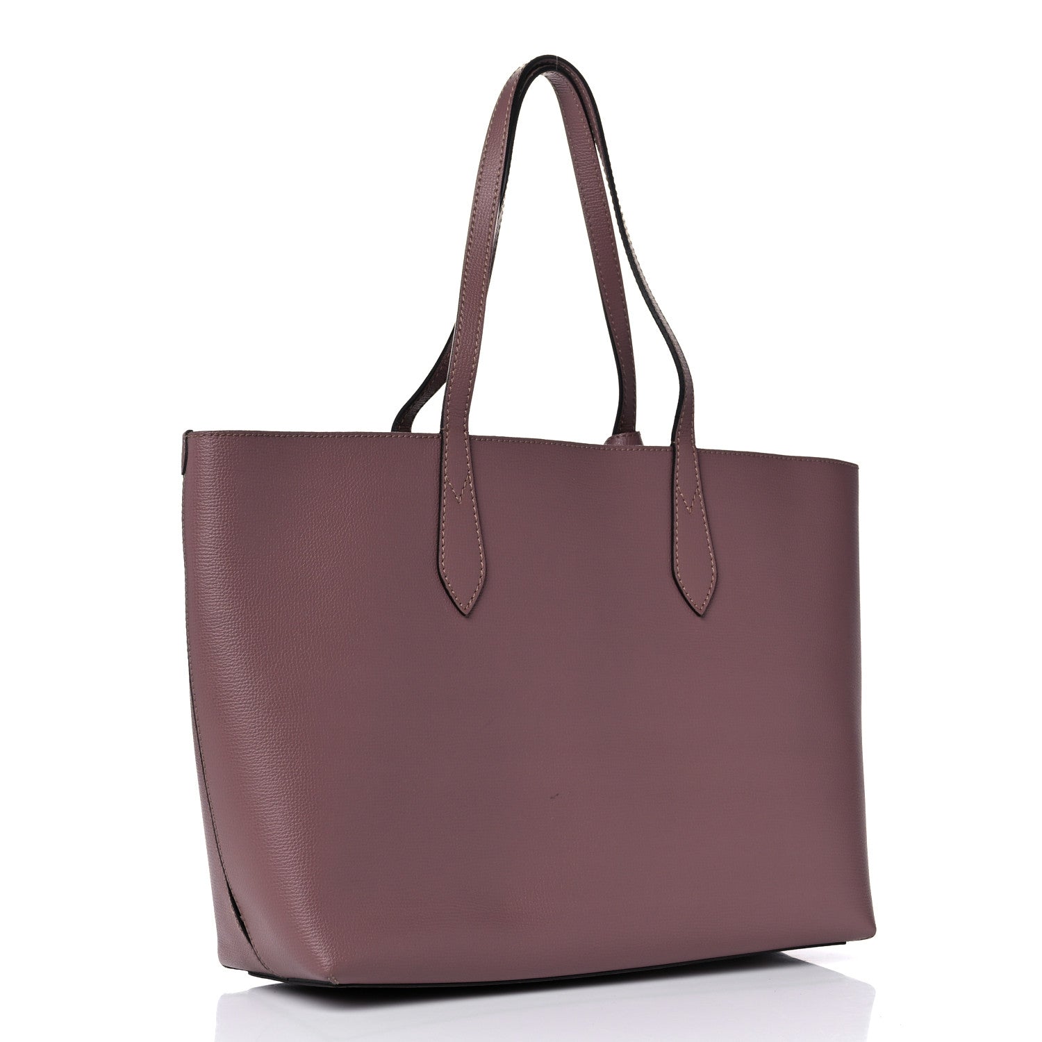 Burberry Grainy Calfskin Haymarket Check Medium Reversible Tote Dusty Pink 13 of 22