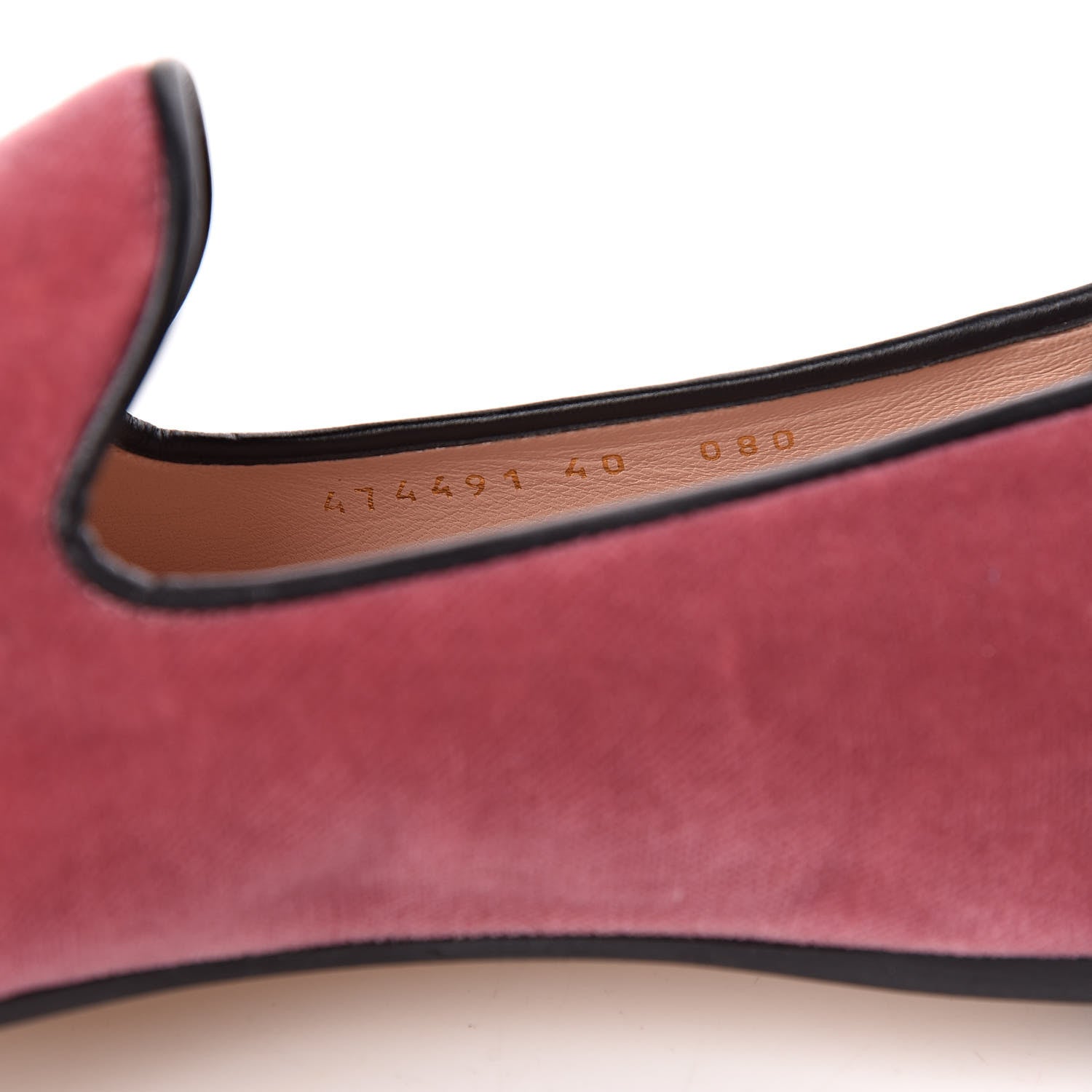 Gucci Velvet Etoile Pearl Embellished Loafers 40 Tibet Red 6 of 9
