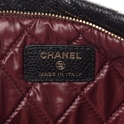 Chanel Caviar Quilted CC Beauty Clutch Black 6 of 8