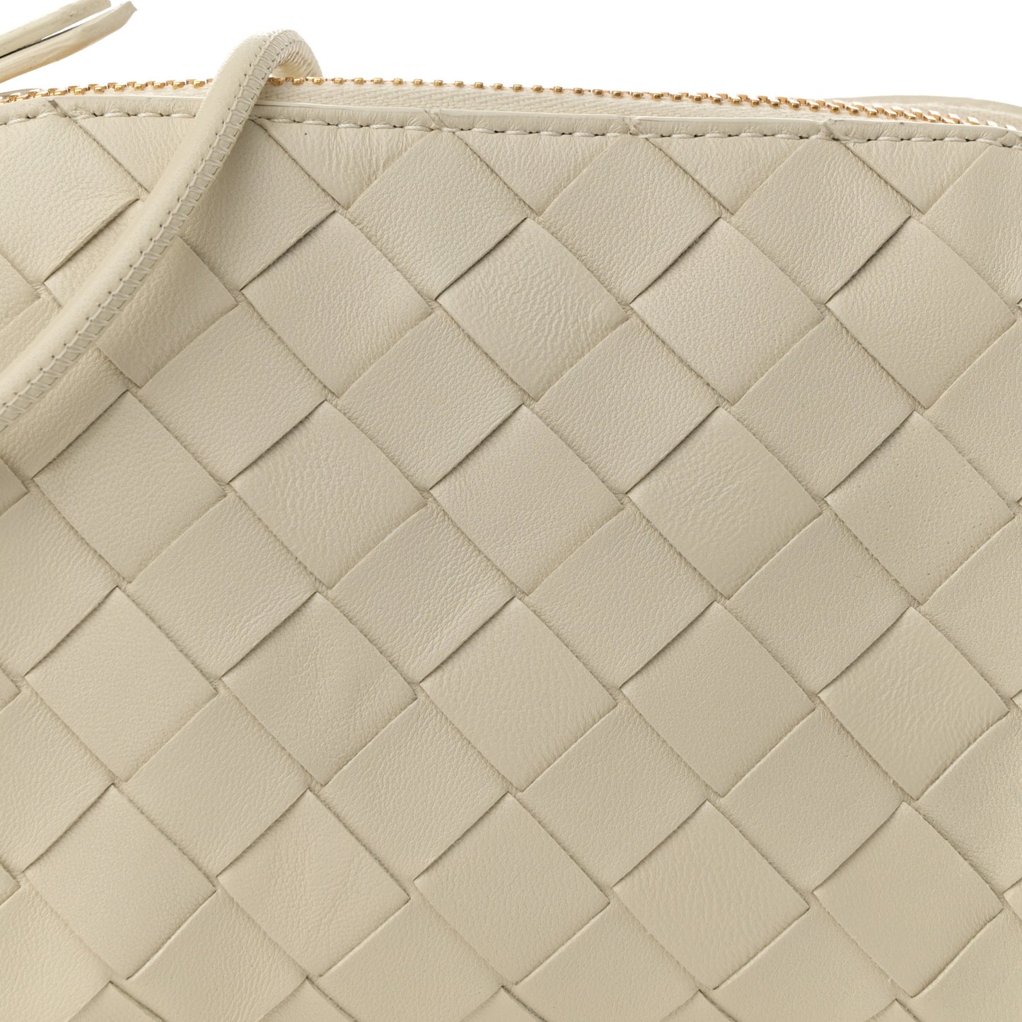 Nappa Intrecciato Concert Pouch Sea Salt