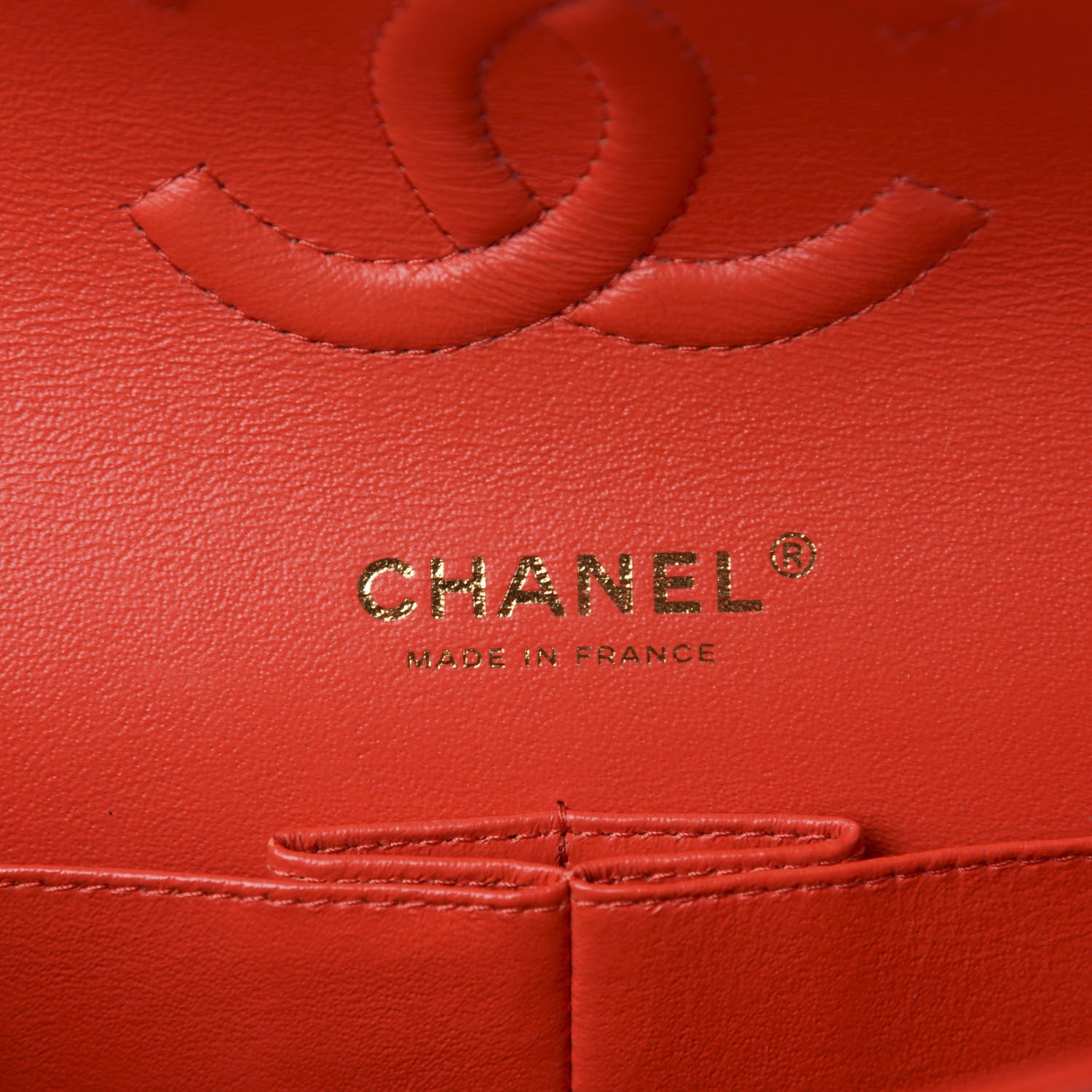Chanel Caviar Quilted Medium Double Flap Red 8 of 11