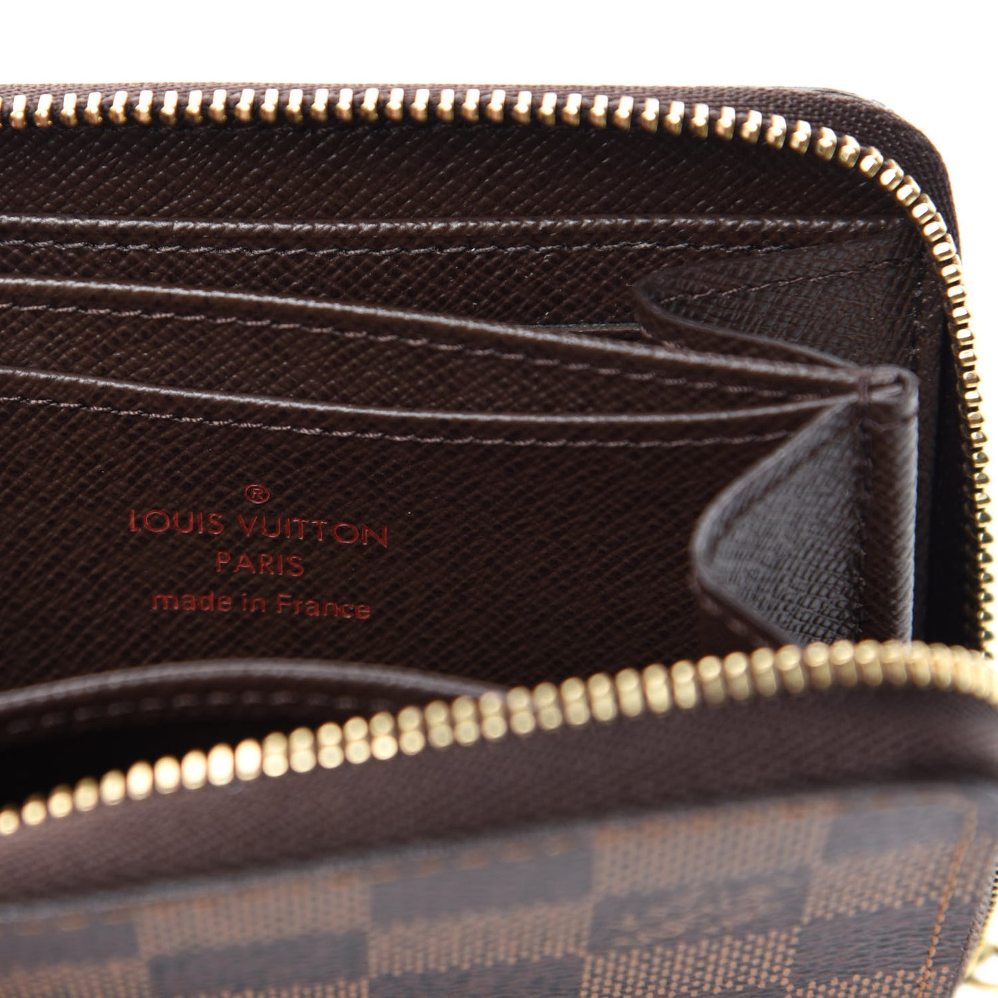Damier Ebene Zippy Coin Purse