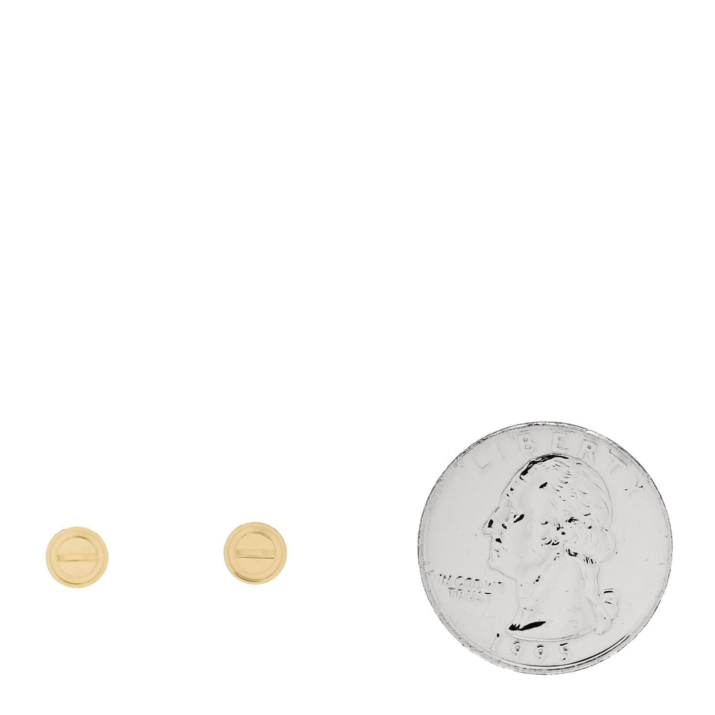 18K Yellow Gold LOVE Earrings