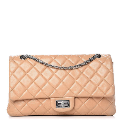 Chanel Iridescent Calfskin Quilted 2.55 Reissue 227 Flap Beige 1 of 25