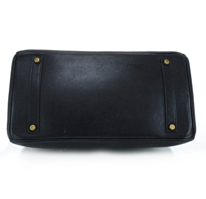 Hermes Box Calfskin Birkin 35 Black 7 of 9