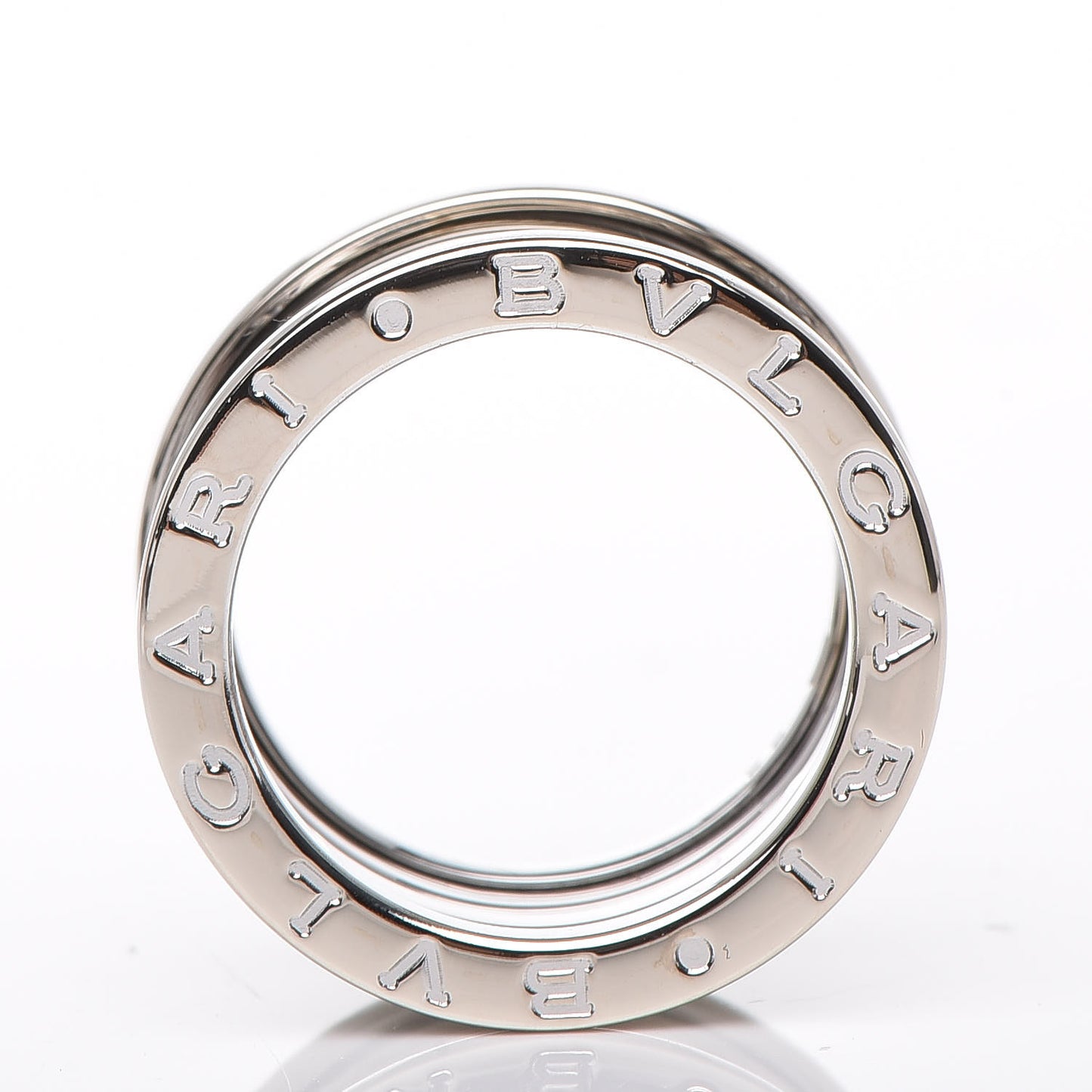 18K White Gold B.Zero1 Four-Band Ring 50 5.25