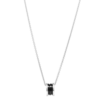 Bulgari Sterling Silver Ceramic Save The Children Pendant Necklace 1 of 5