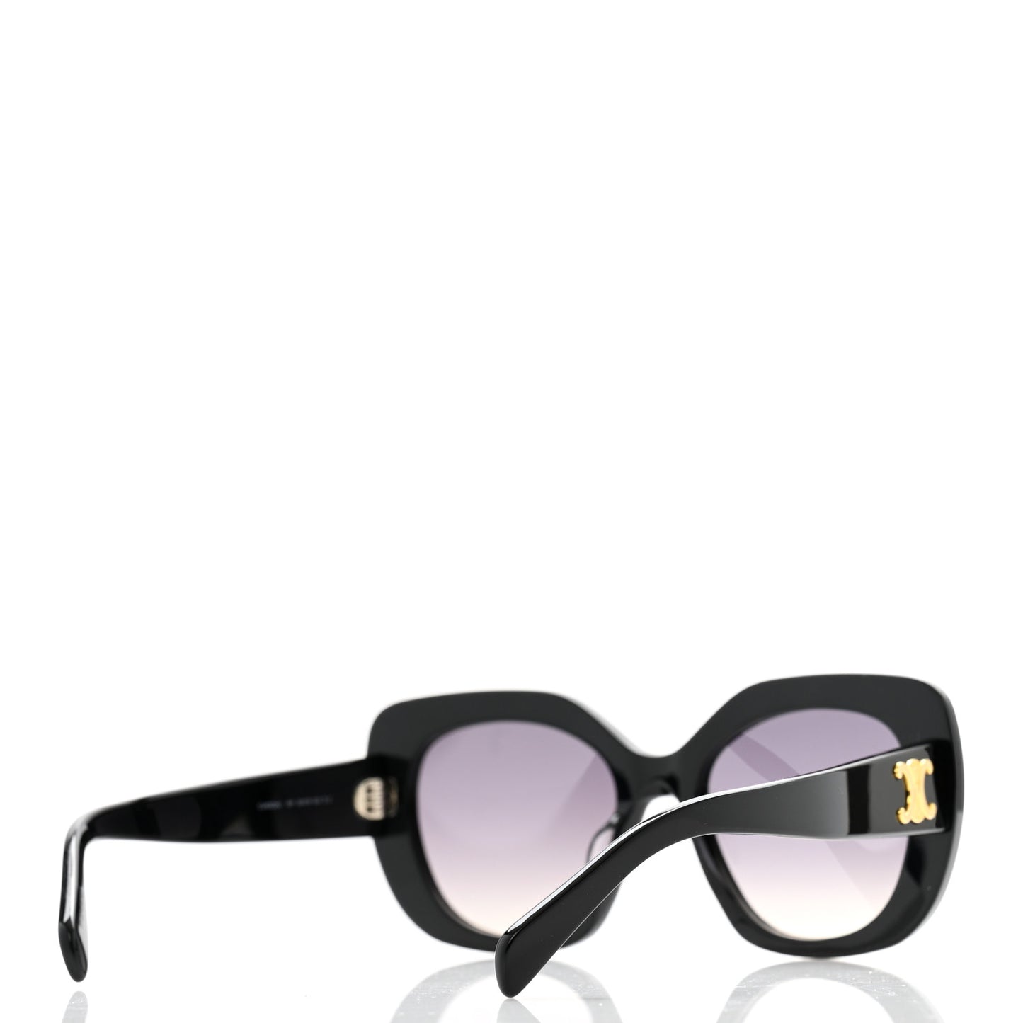 Acetate Triomphe 01 Square Sunglasses CL 40226U Black