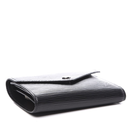 Louis Vuitton Epi Victorine Wallet Black 3 of 9