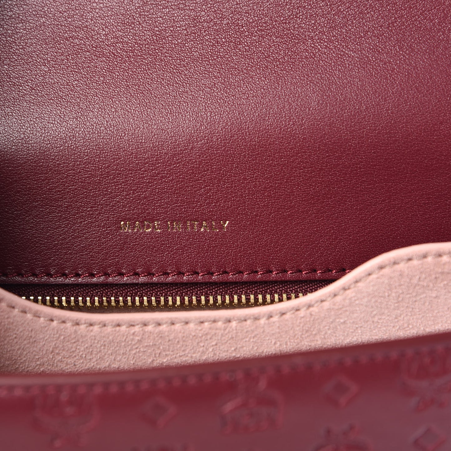 Calfskin Monogram Trisha Shoulder Bag Very Plum