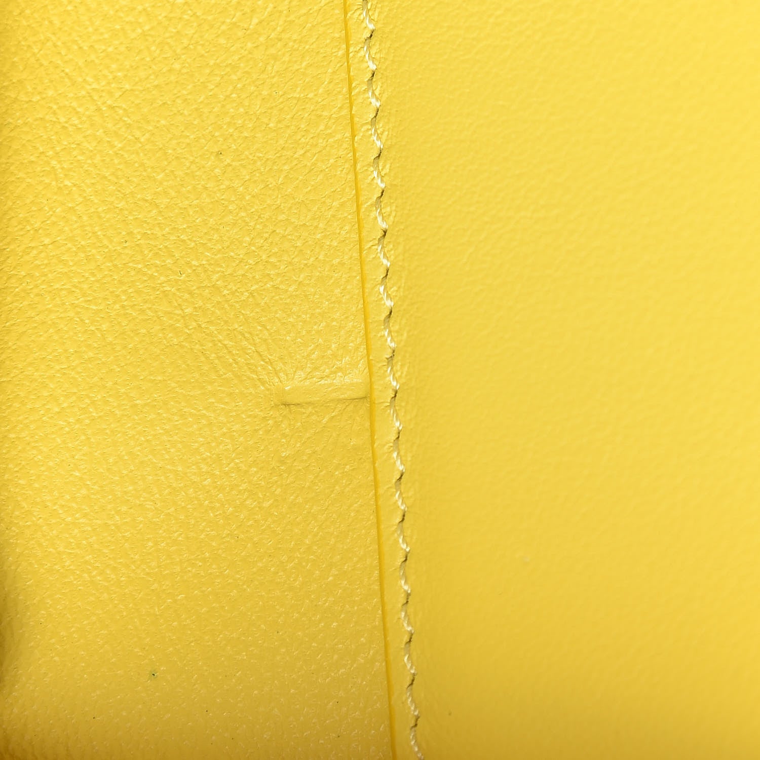 Celine Drummed Calfskin Zip Around Multifunction Wallet Black Citron 7 of 8