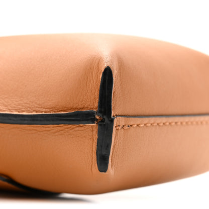 Loewe Calfskin Elephant Pouch Crossbody Bag Tan 9 of 13