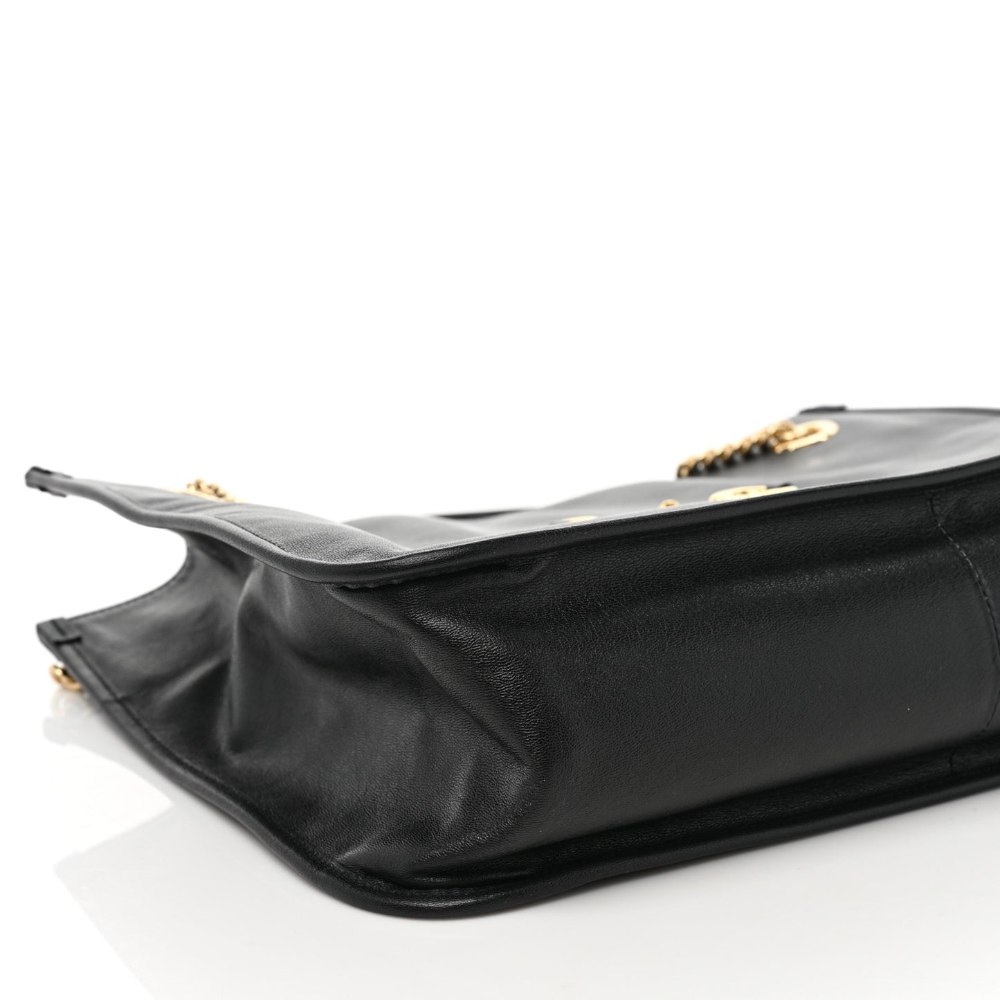 Calfskin Large Horsebit 1955 Tote Bag Black