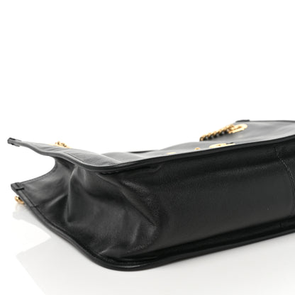 Gucci Calfskin Large Horsebit 1955 Tote Bag Black 8 of 10